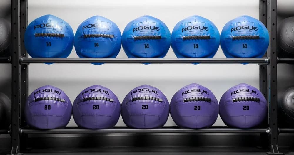 Rogue Fitness Color Medicine Balls blue violet