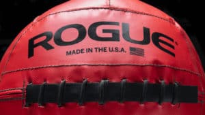 Rogue Fitness Color Medicine Balls red close up