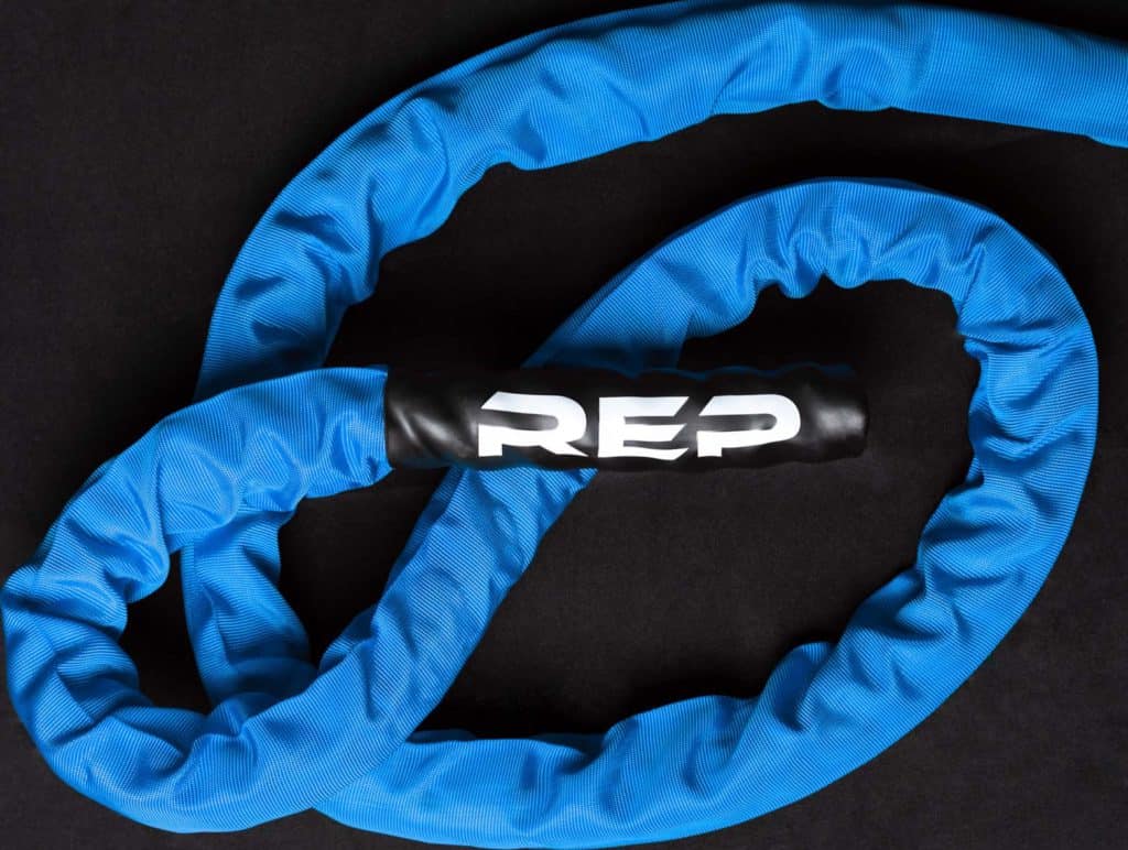 Rogue Fitness Sleeve Battle Rope blue