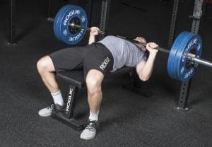 The redesigned Rogue Flat Utility Bench takes the weight bench back to basics, featuring 2x3” 11-gauge steel construction, a high-density Neoprene pad, and a pair of angled, wide-set legs for maximized stability. Great for the bench press, and more.