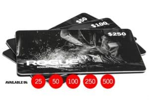 The Rogue Fitness Gift Card makes a great gift idea for any CrossFit or weightlifting enthusiast