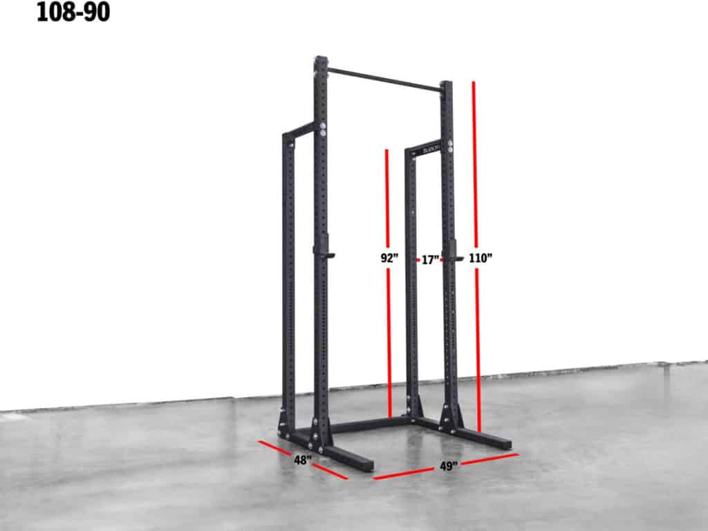 Rogue HR-2 Half Rack dimension 2