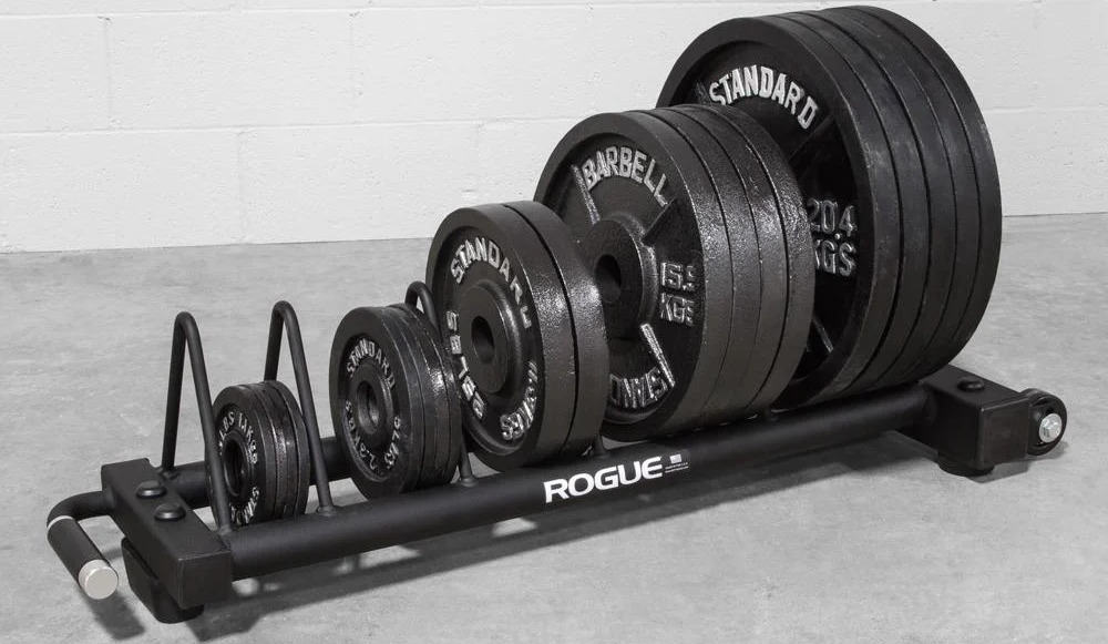 Rogue Horizontal Plate Rack 2.0 with black plates