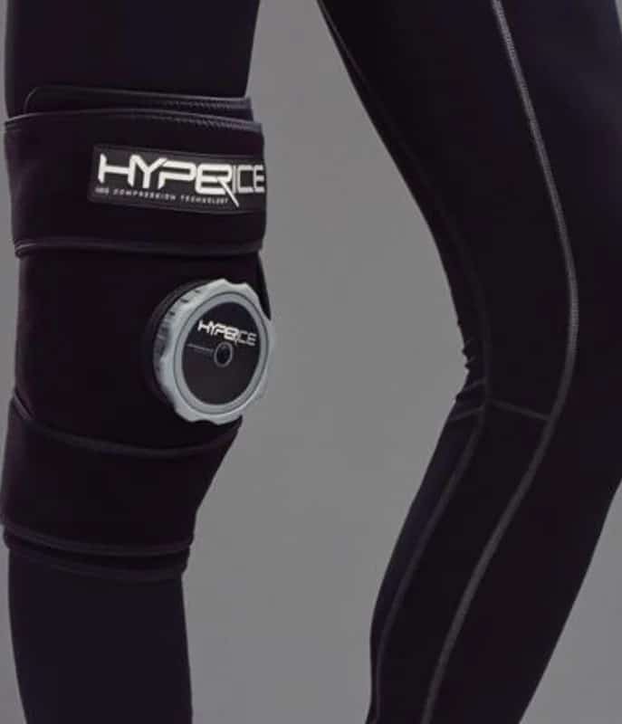 Rogue Hyperice Knee worn