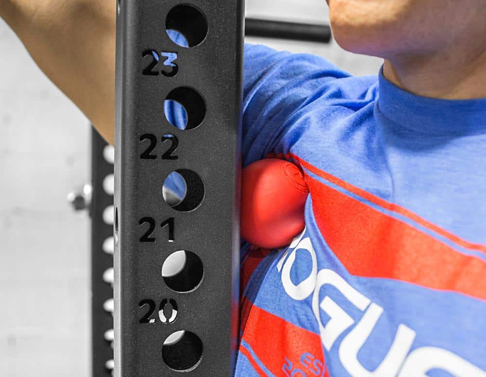 Rogue Lacrosse Balls chest