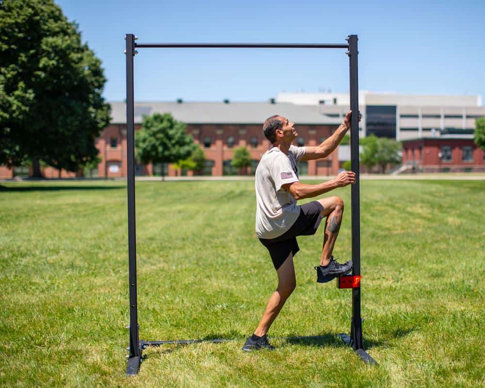 Rogue MIL Pull-up Station going up