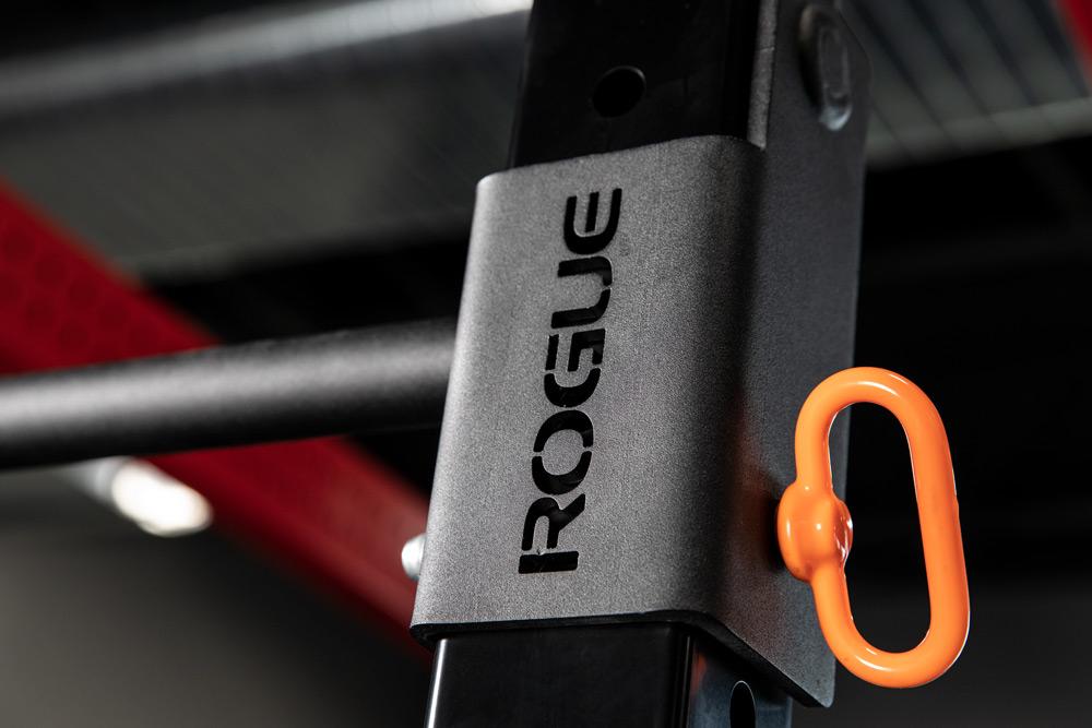 Rogue Monster Lite Adjustable Pull-up Bar brand andl handle