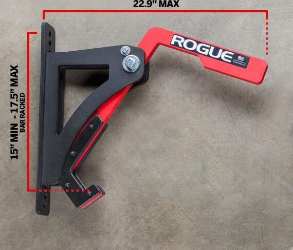 Rogue Monster Lite Infinity Monolift Attachment dimension-crop