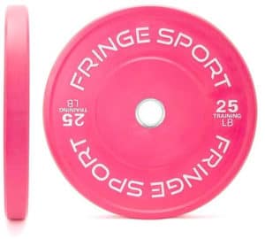 Fringe Sport Pink Bumper Plates (Pairs) - PRE-ORDER 25lb