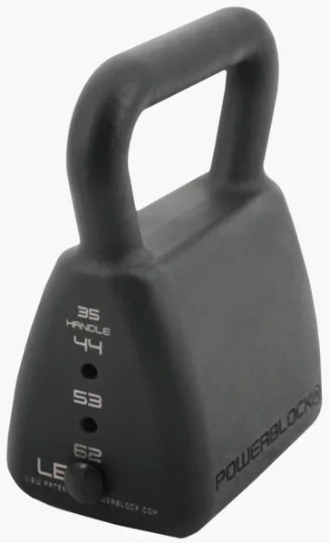 Rogue PowerBlock Adjustable Kettlebell quarter