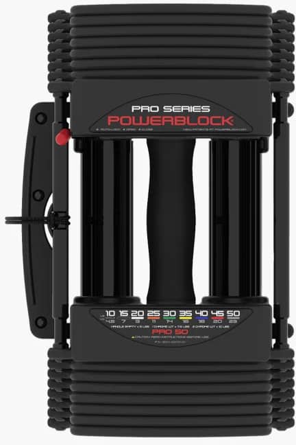 Rogue PowerBlock Pro Dumbbells front