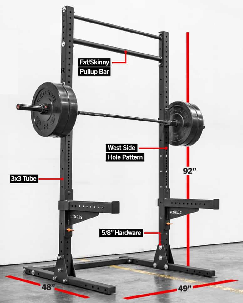 Rogue SML-2 Monster Lite Squat Stand - Great for a garage gym