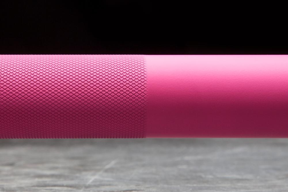Rogue The Ohio Bar - Cerakote Special Pink Edition knurl and smooth