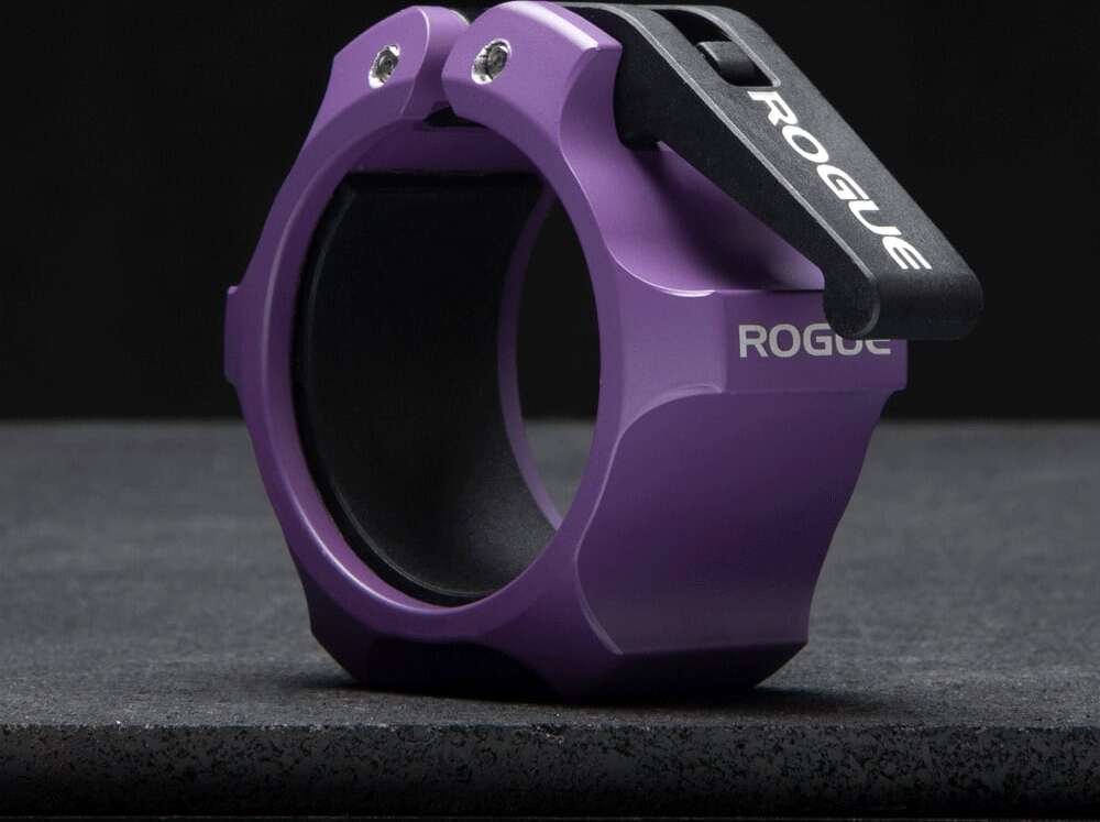 Rogue USA Aluminum Collars - Cerakote purple front