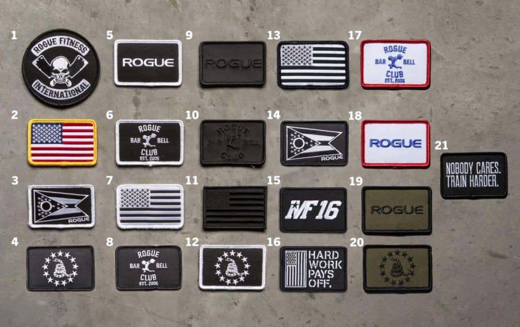 Rogue USA Nylon Lifting Belt patches