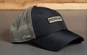 Rogue Ultrafit Trucker Hat Black and Gray
