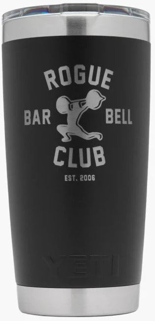 YETI Rambler - 20oz Duracoat - Black - Rogue