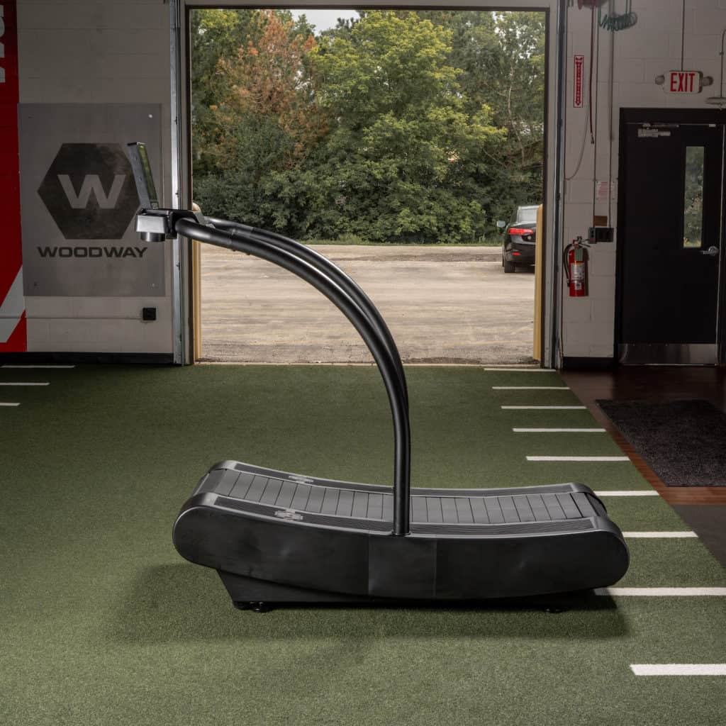 Rogue|Woodway Curve LTG Treadmill side view