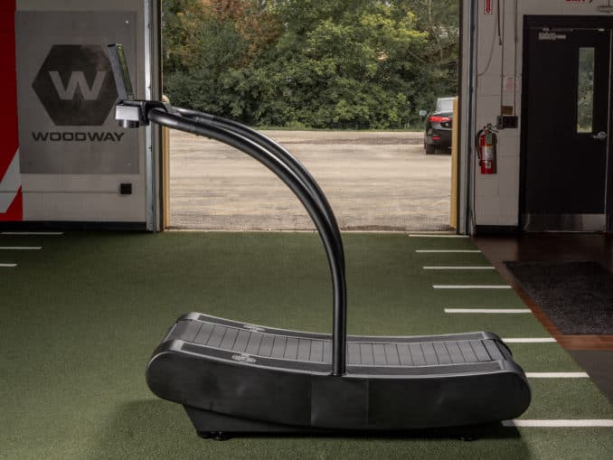 Rogue|Woodway Curve LTG Treadmill side view