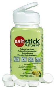 SaltStick FASTCHEWS 60-count Bottle of Chewable Electrolyte Replacement Tablets
