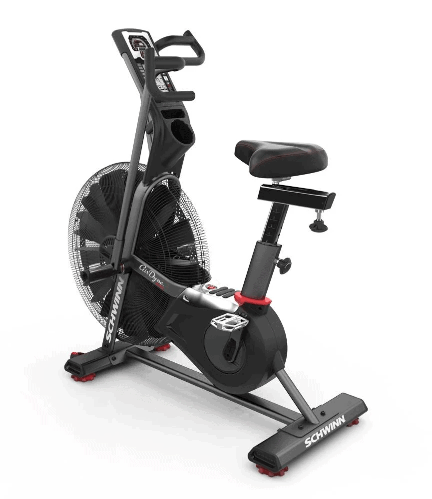 Schwinn Airdyne Pro Air Bike - View from Side Quarter