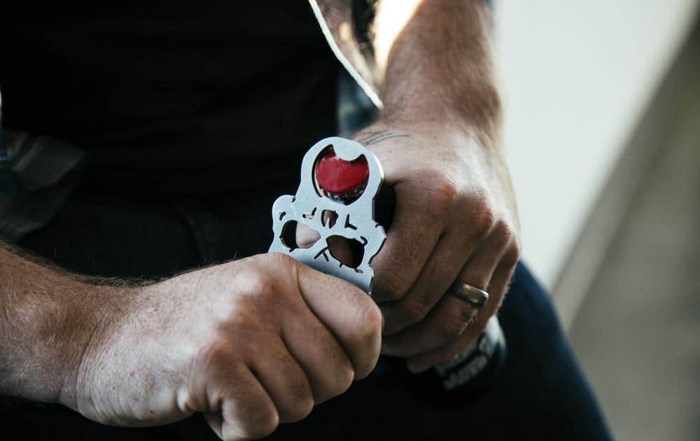 Skull Bottle Opener Silver