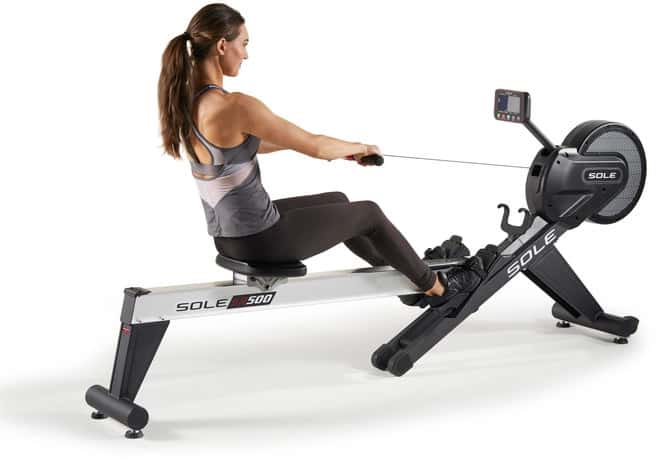 Sole SR500 Rower back view