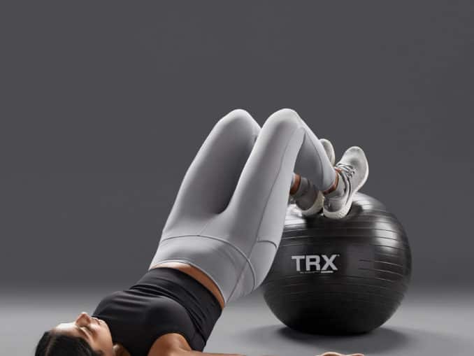 TRX Stability Ball with an athlete