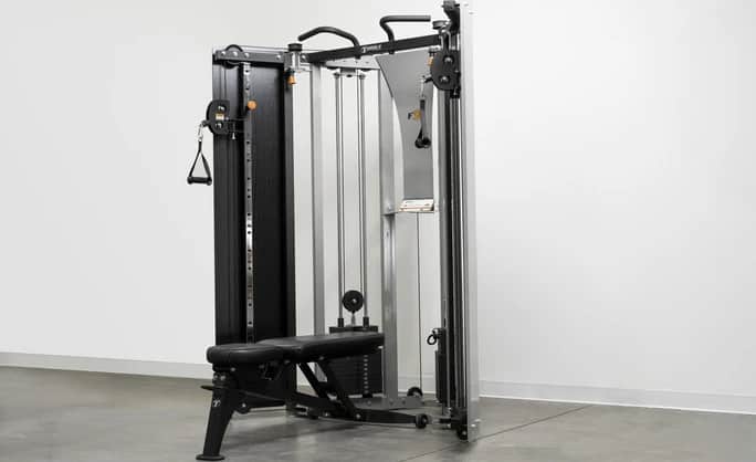 Torque Fitness F9 Fold-Away Functional Trainer full with bench
