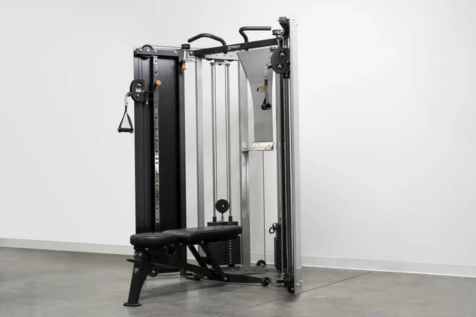 Torque Fitness F9 Fold-Away Functional Trainer full with bench