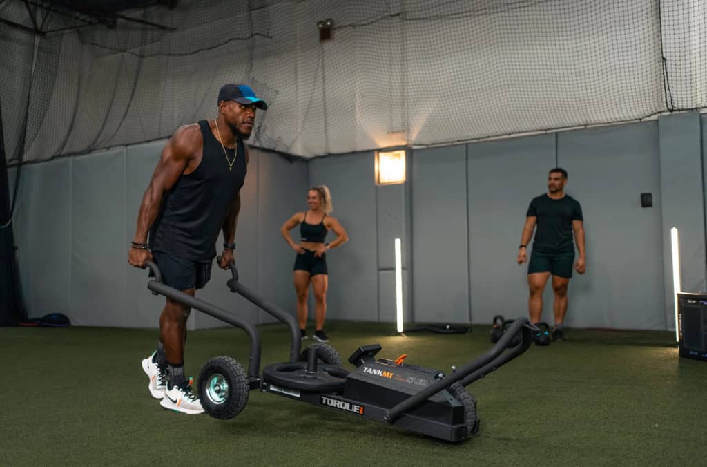 Torque fitness tank discount sled