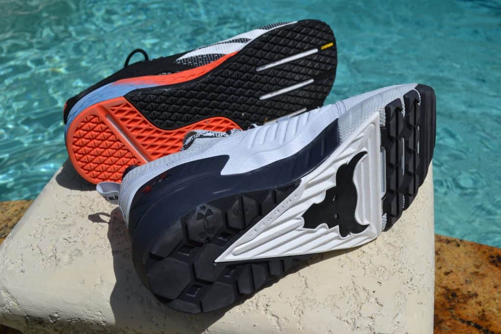 UA Project Rock 3 Versus Reebok Nano X - Sole to Sole