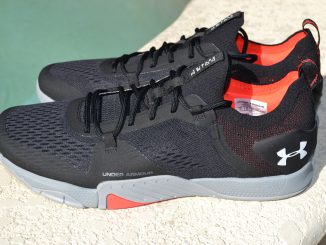 side view of Under Armour TriBase Reign 2 - new cross trainer from UA for 2020 - great for CrossFit!