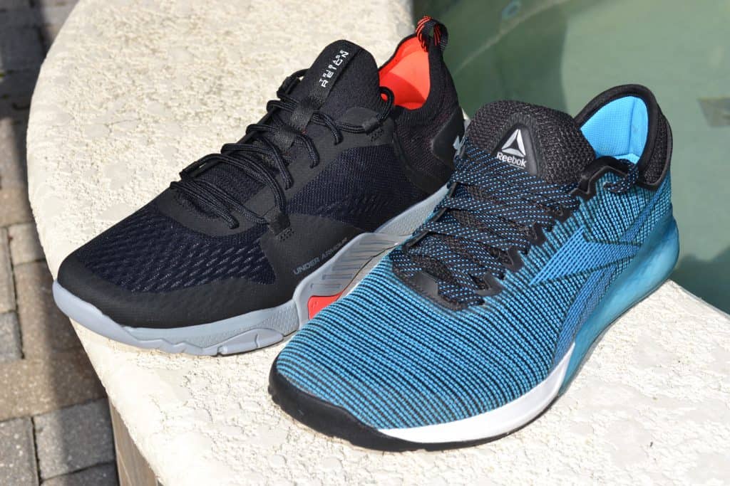 Reebok Nano 9 versus the Under Armour TriBase Reign 2 - new cross trainer from UA for 2020 - great for CrossFit!