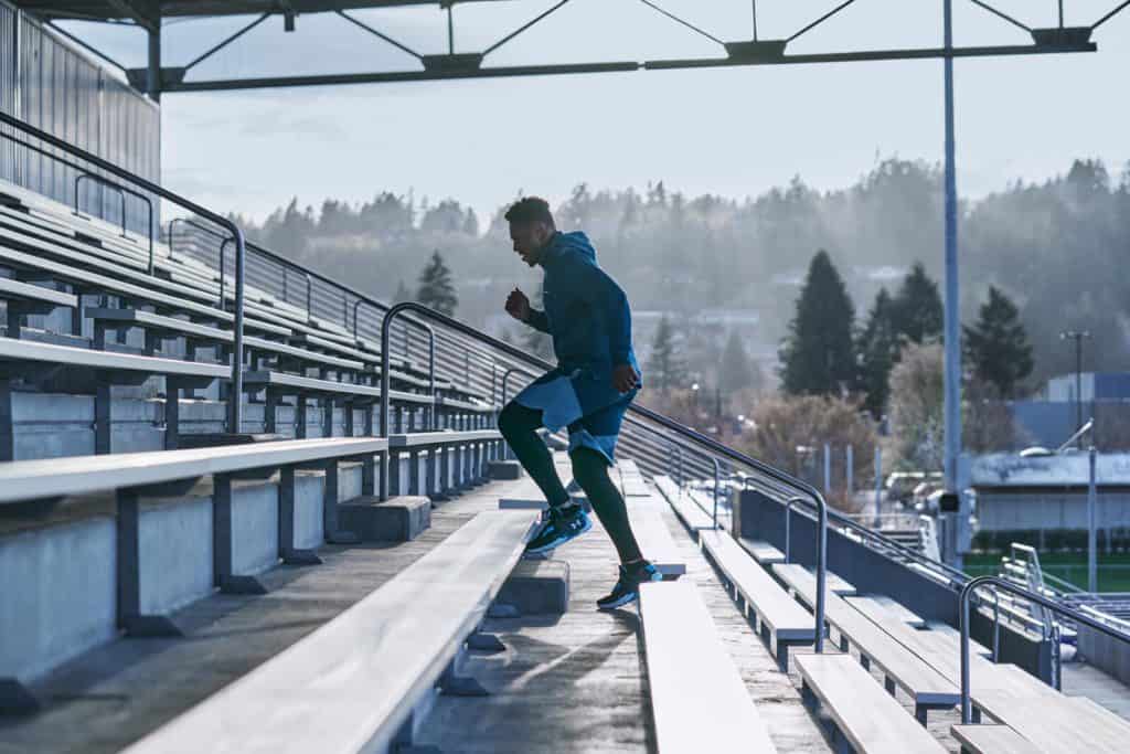 Under Armour stairs run