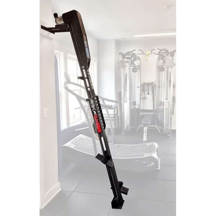 VersaClimber LX can be wall mounted