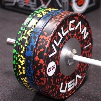 Vulcan Absolute Training Bumper Plates diff colors