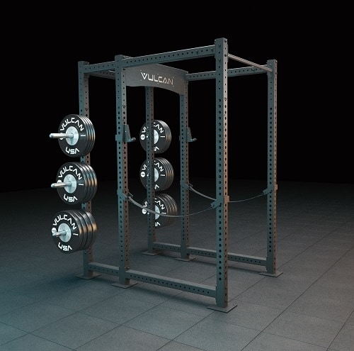 Vulcan Build Your Own Power Rack with barbells
