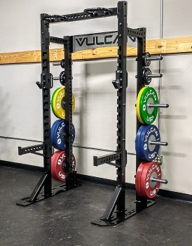 Vulcan Strength Vulcan Edge Half Rack quarter left