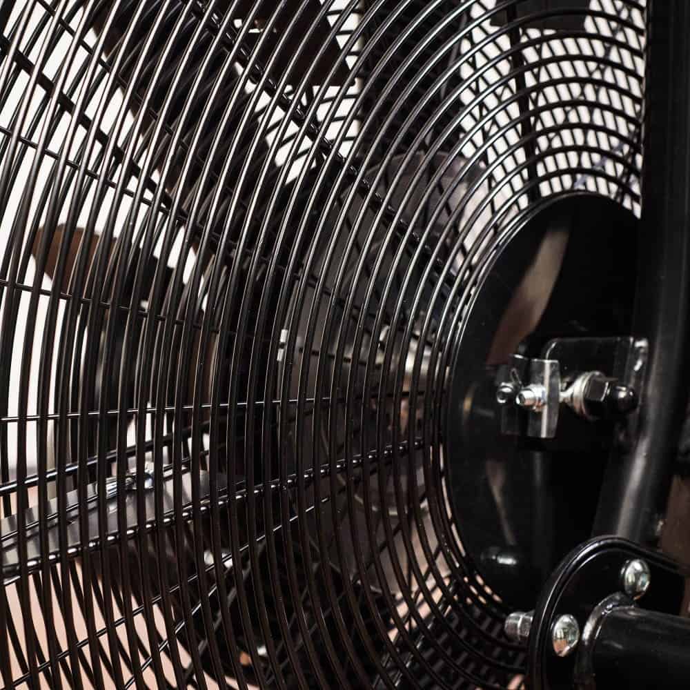 Xebex Air Bike Fan Closeup