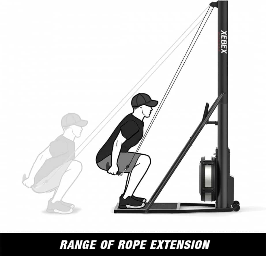 Xebex AirPlus Ski Trainer rope extension