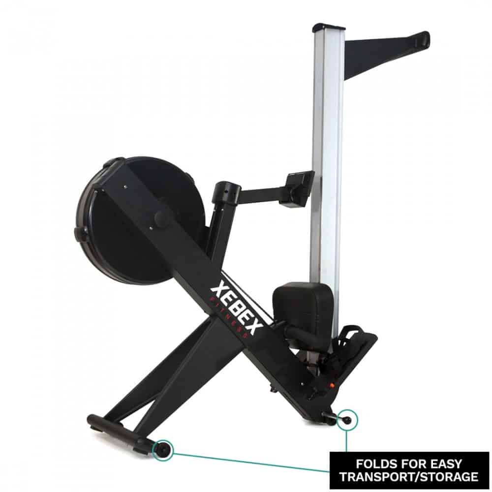 Xebex Rower 2.0 - fold in half