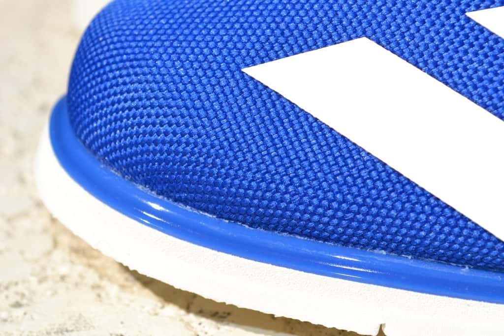 Adidas Powerlift 4 Weightlifting Shoe - Canvas Upper Closeup