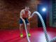 Battle ropes are a great thing to do in Tabata or HIIT style training