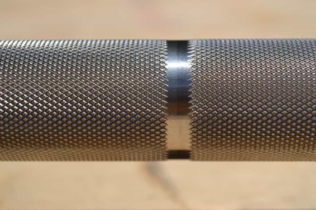 Closeup of knurl 