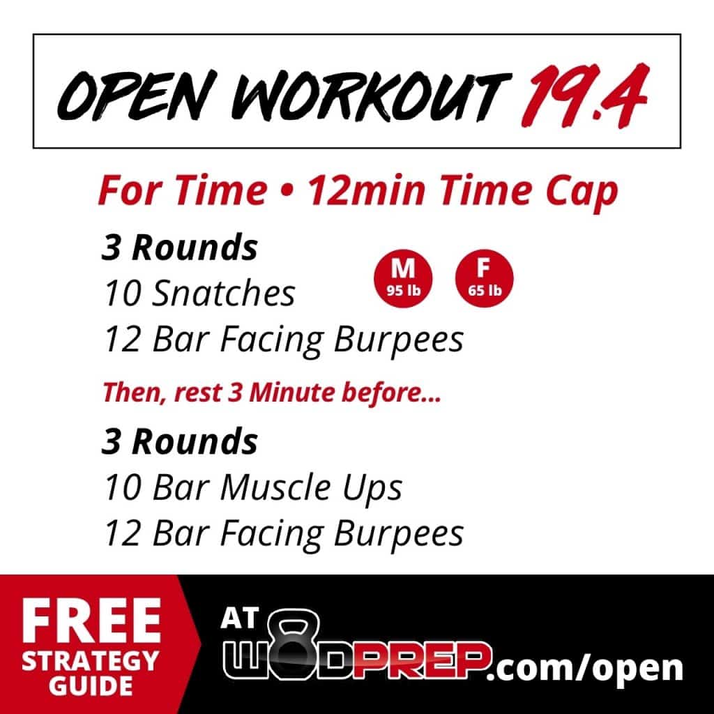 CrossFit Open Workout 19.4 Strategy Guide