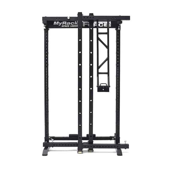 MyRack Folding Power Rack - fully folded