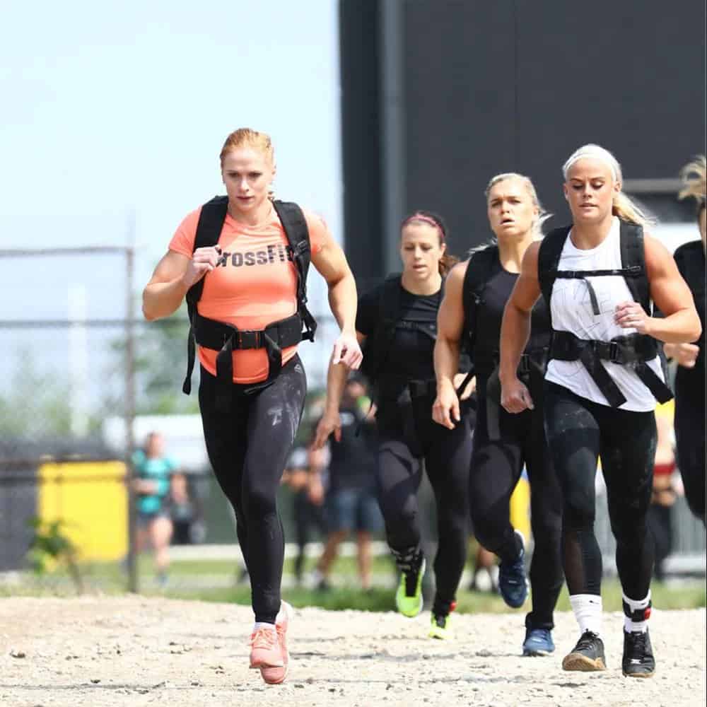 The GORUCK rucker backpack in use during a CrossFit event