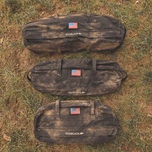 GORUCK Sandbags - this is what they look like when you use them