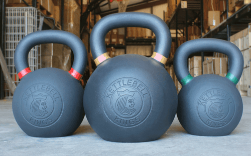 Kettlebell Kings are Kettlebell specialists - "The Kings" set includes 3 different sized kettlebells of excellent quality.